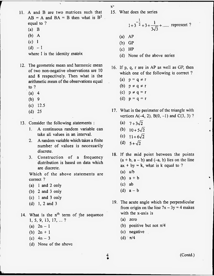 Nda Entrance Exam Paper Pdf